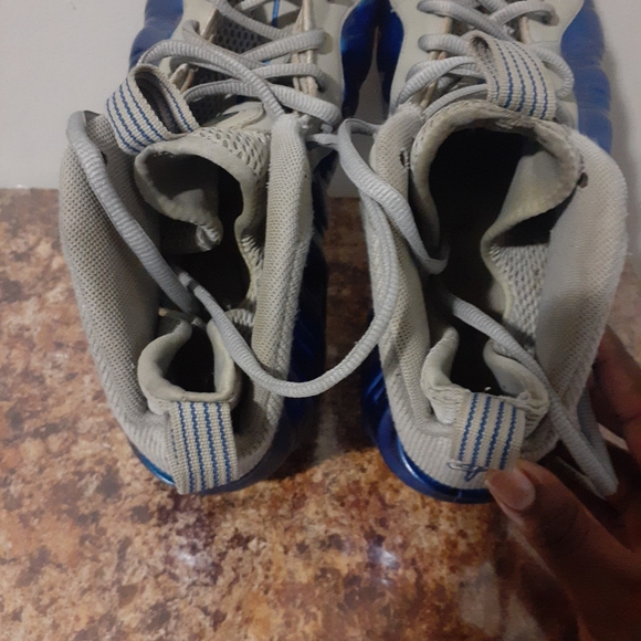 2013 Nike Air Foamposite One Men's Size 12 Yankee Sport Royal - Picture 8 of 9